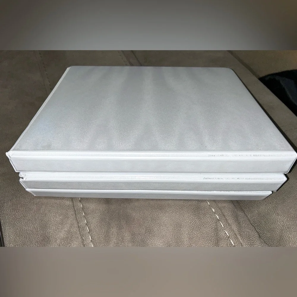 Quill 1/2” White Three Ring Binders